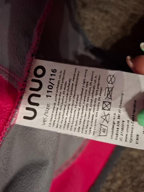 Detská softshelová bunda zn.unuo, unuo,110