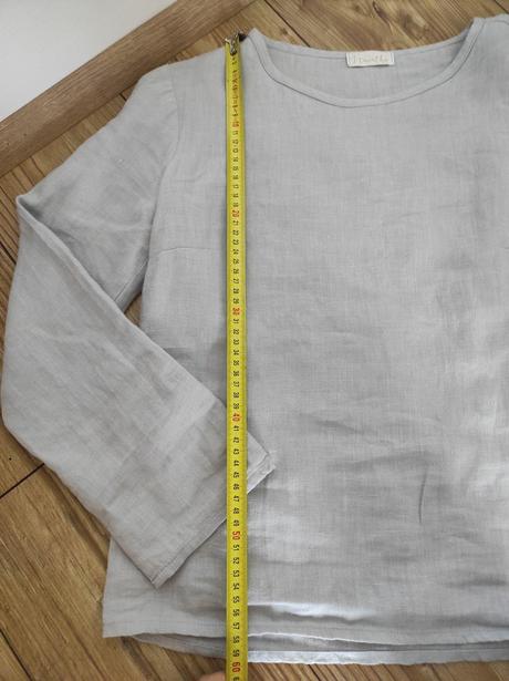 Ľanové tričko vtáčatko, s