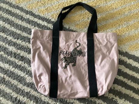 Plátená kabelka s leopardom, lindex