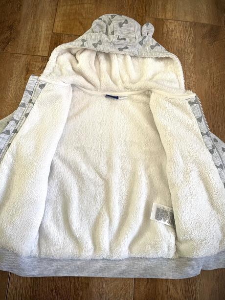 Zateplená mikina na zips, lupilu,110
