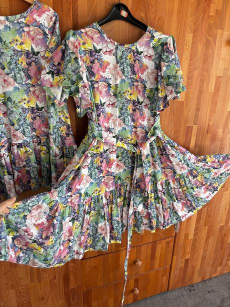 Šaty mama a dcéra, s