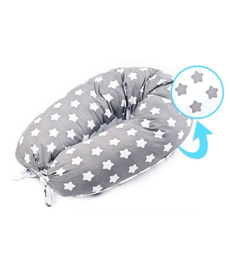 Sensillo polohovací vankúš na kojenie xl šedé, 