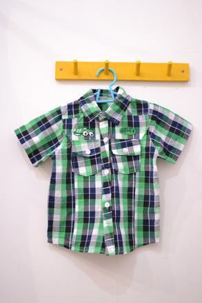 Detská károvaná košeľa 86, 86
