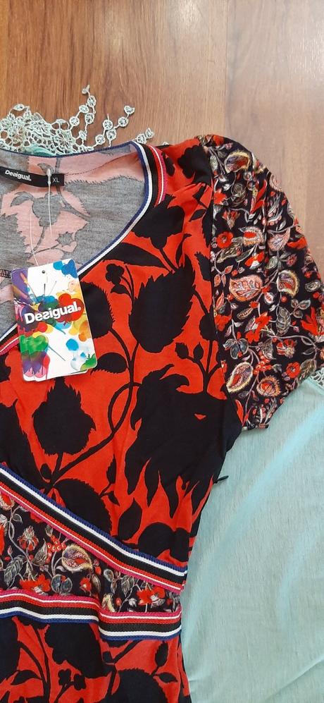 Letné šaty s podšívkou desigual, desigual,m