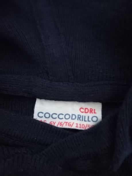 Úpletový svetrík s klokaním vačkom, coccodrillo,116