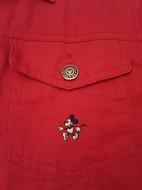 Cervena prechodna bundicka , disney,m