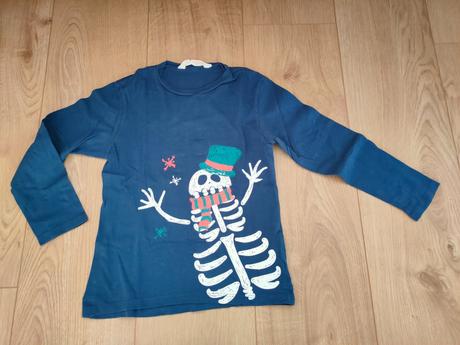 Tričko h&m s potlačou, veľ. 110/116, h&m,116