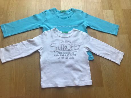 Dve trička benetton, benetton,80