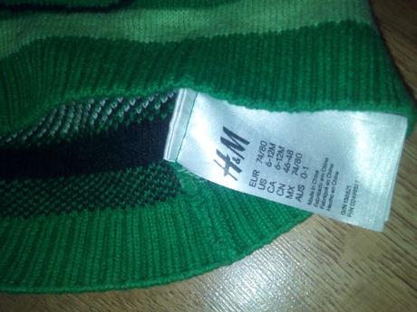 Čiapočka a rukavičky, h&m,80
