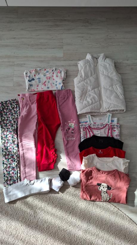 Balík oblečenia 110-116, 104–116