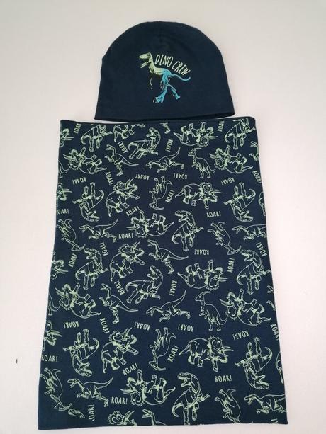 Čapica a nákrčník jarný set 86/110, 98