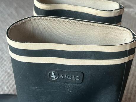 Tmavomodre gumaky aigle, aigle,34