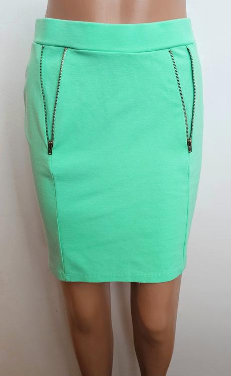 Sukňa so zipsami, bonprix,38