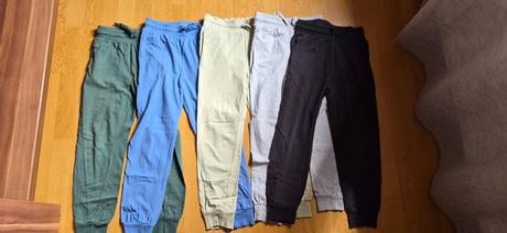 5x tenke teplaky, h&m,140