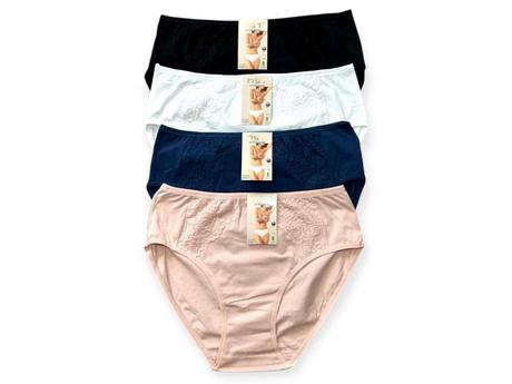 Dámske nohavičky bavlnené vyšší strih, l - xxl