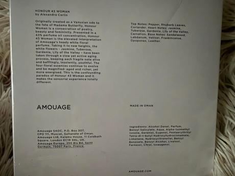 Amouage honour 43 woman extrait de parfum,100ml, 