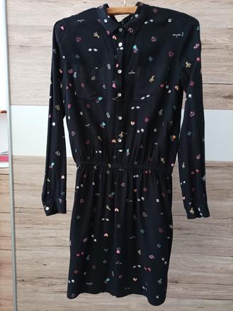 Čierne šaty, reserved,164