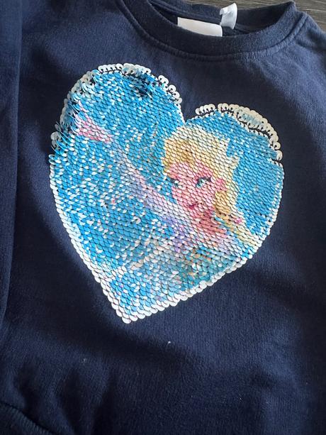 Mikina frozens otocnymi flitrami, disney,92