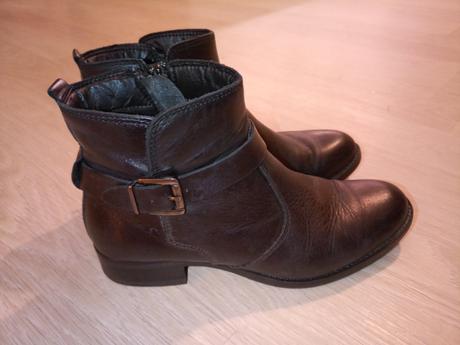 Kožené topánky čierne (zimné), 38