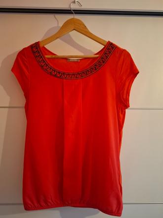 Elegantná červená blúzka, orsay,s