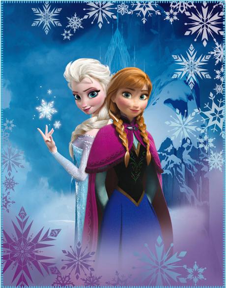 Fleece deka ľadové kráľovstvo ice castle 110/140,