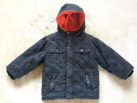 Teplucka vetrovka s kapucnou (2-3 yrs), pumpkin patch,98