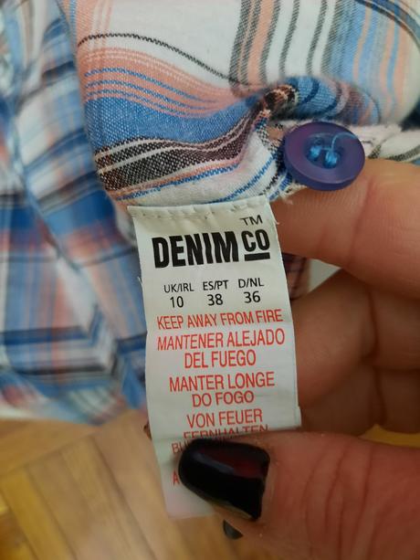 Dámska košeľa, denim,s