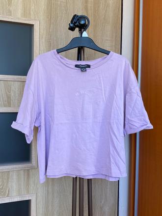 Fialový croptop / tričko primark, primark,s