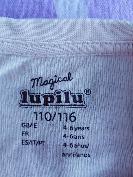 Dievčenský predĺžený sveter + tričko lupilu, lupilu,110