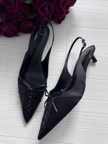 Mango - lodičky so šnurovaním, mango,41