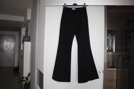 Twenty easy cierne rozsirene nohavice, s