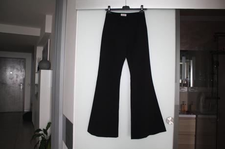 Twenty easy cierne rozsirene nohavice, s