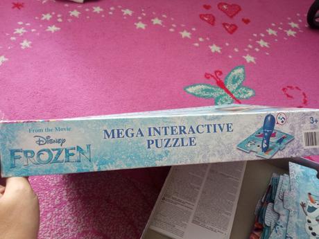 Frozen interaktívna hra puzzle s perom, 