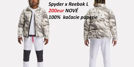 Zimná bunda spyder x reebok, reebok,l