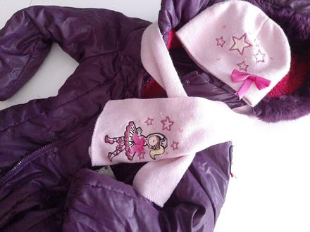 Čiapka a šal s mašlou, 110