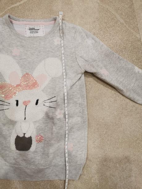 Svetrík so zajačikom 110/116, young dimension,116