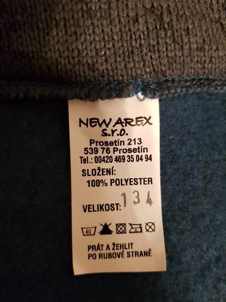 Nova mikina- zateplena, 134