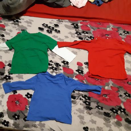 Tričká pre chlapceka 3 kusy, 80