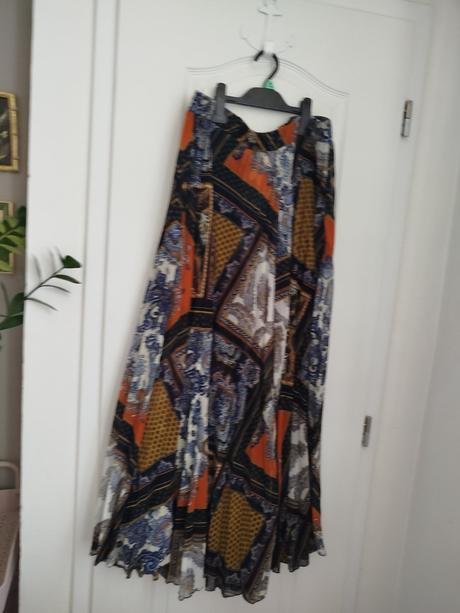 Extravagantná sukňa maxi, h&m,xl