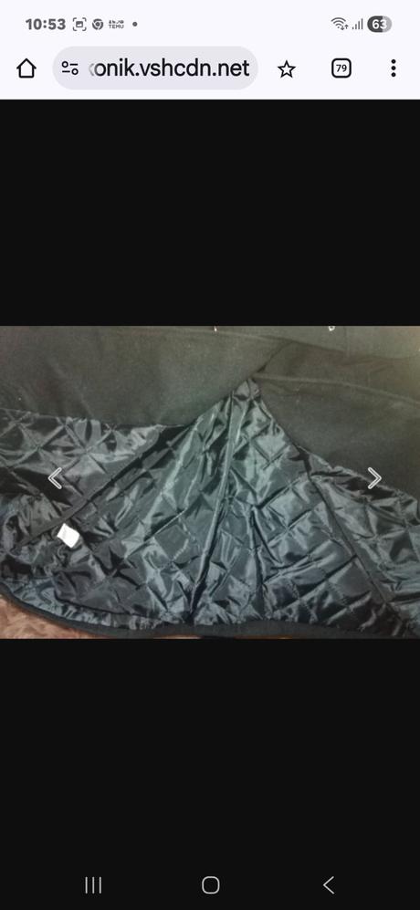 Kabát čierny 56, 58