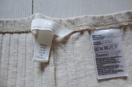 Vrúbkovaná tehotenská súprava h&m mama, h&m,m