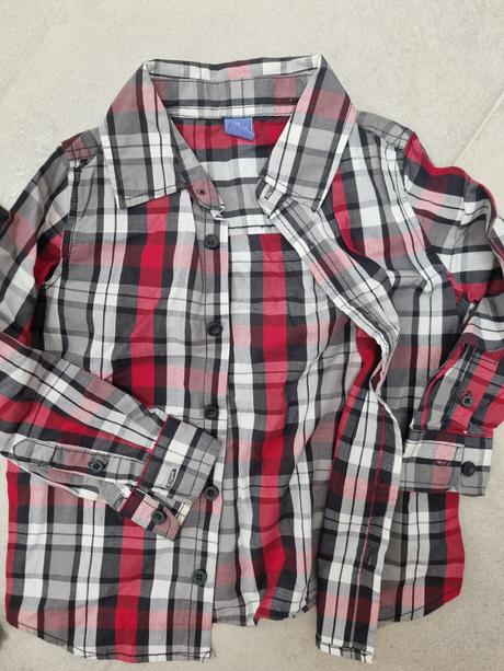 Balíček vecí rifle, sveter, tričko, košeľa 2y, 86–98