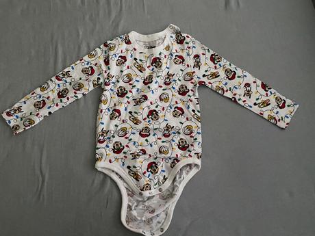Vianočne body 86 mickey mouse, fox & bunny,86