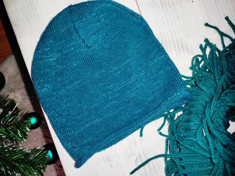 Trblietava ciapka+sal turban velmi pekny stav 8/12, h&m,146