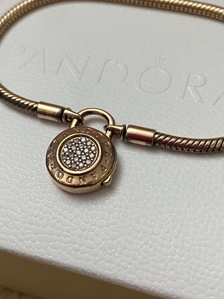 Pandora rosegold naramok, pandora