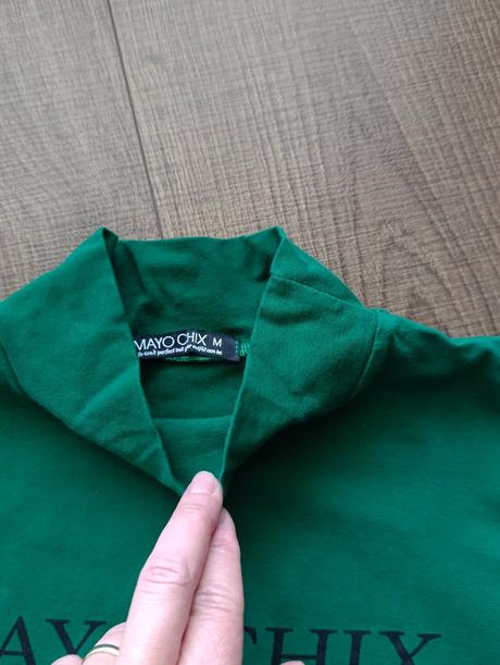 Tričko so stojačikom, mayo chix,s