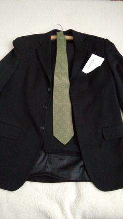 Čierny pánsky oblek, 54