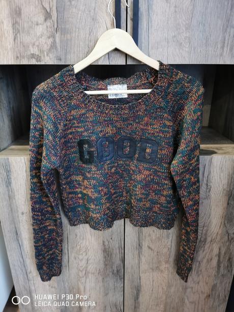 Dámsky crop pulóver, m