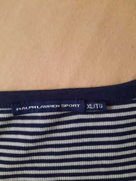 Prúžkové tielko originál ralph lauren-xl, ralph lauren,xl