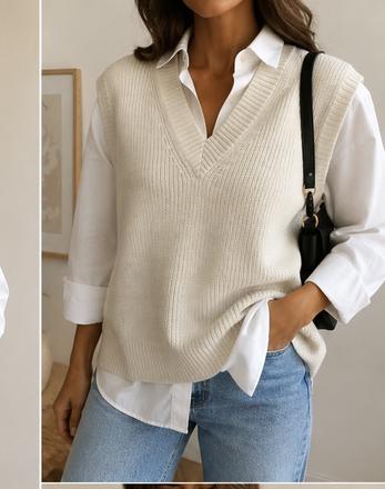 Oversize pletená vesta, h&m,s